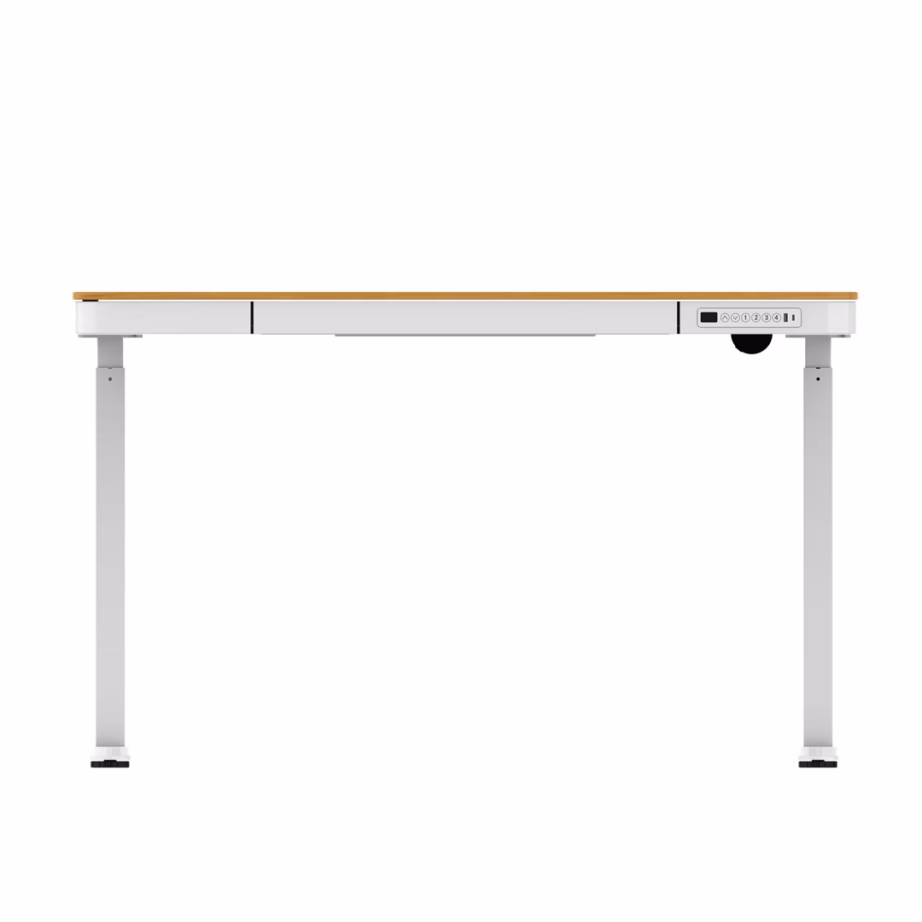 Mälufunktsiooniga elektriliselt reguleeritav kirjutuslaud Activejet ET119S, 120 × 60 cm, valge/tammepuidu tooni - 5