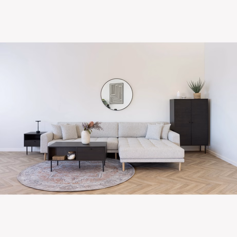 Diivanilaud suitsutatud tammespooniga ja 2 sahtliga Kyoto 50x100x45 cm - 4