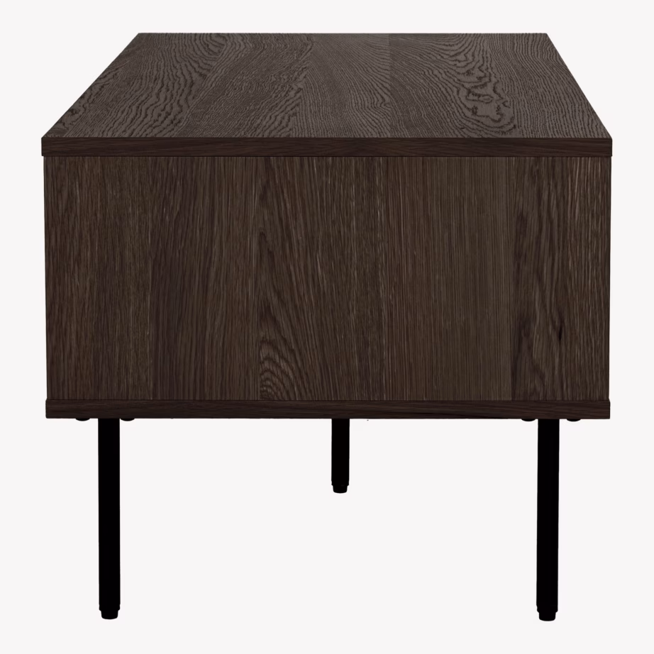 Diivanilaud suitsutatud tammespooniga ja 2 sahtliga Kyoto 50x100x45 cm - 7