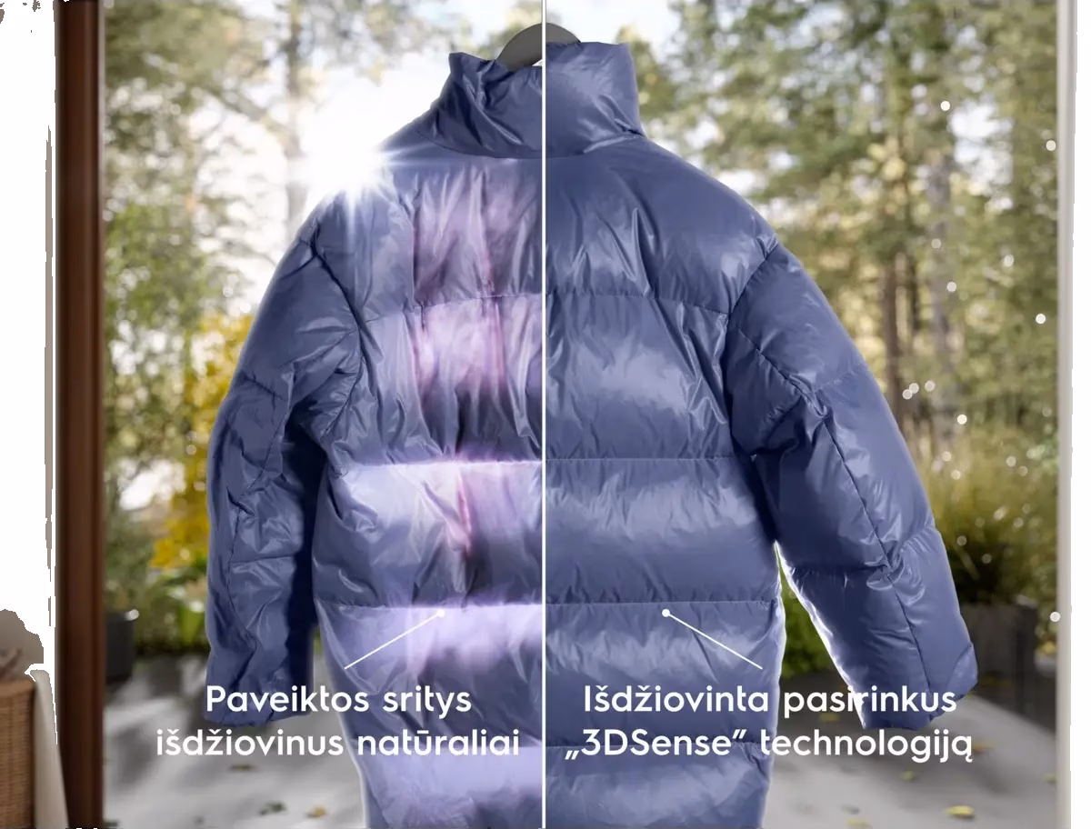 „3DSense“ võimaldab värskendada jopesid või tekke, et need oleksid 100% soojad ja kohevad*