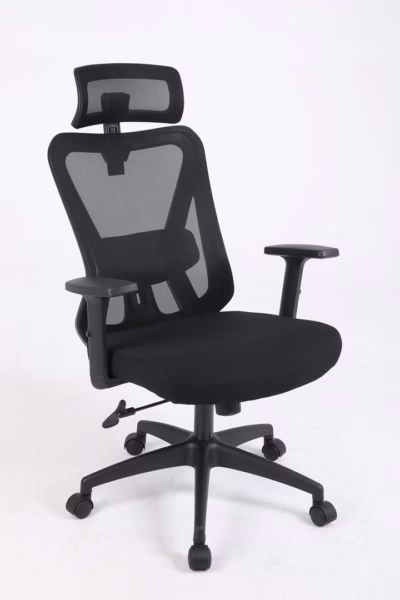 Ergonoomiline kontoritool Activejet T5, must, 64 x 57,5 x 107–124 cm