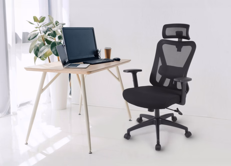 Ergonoomiline kontoritool Activejet T5, must, 64 x 57,5 x 107-124 cm - 19