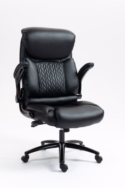 Kontoritool Activejet YK7406-1, kõrge seljatugi, 59 × 57 cm iste, must