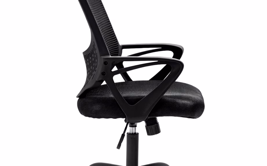 Võrkselja ja käetugedega kontoritool Activejet YK507, must - 8