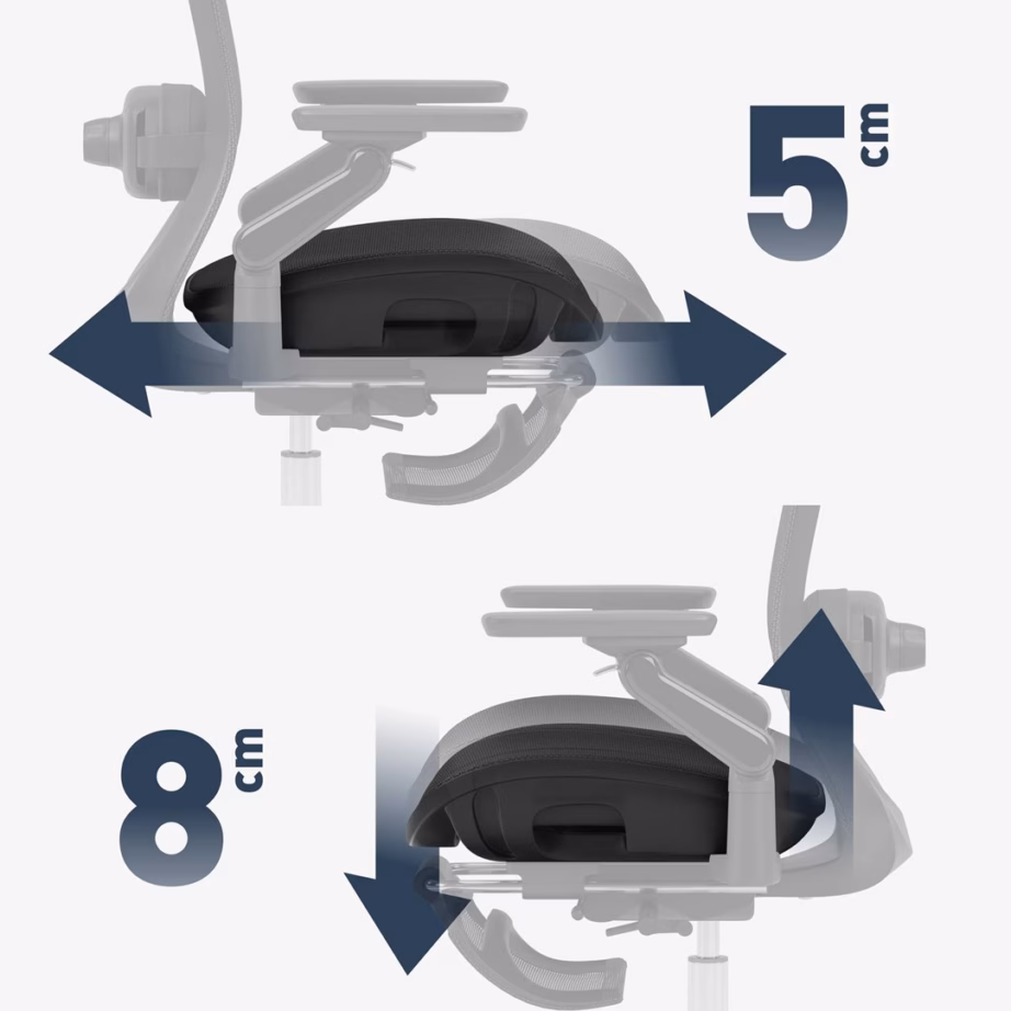 Massaažifunktsiooniga ergonoomiline kontoritool Mark Adler Leadpro 8.7, must - 3
