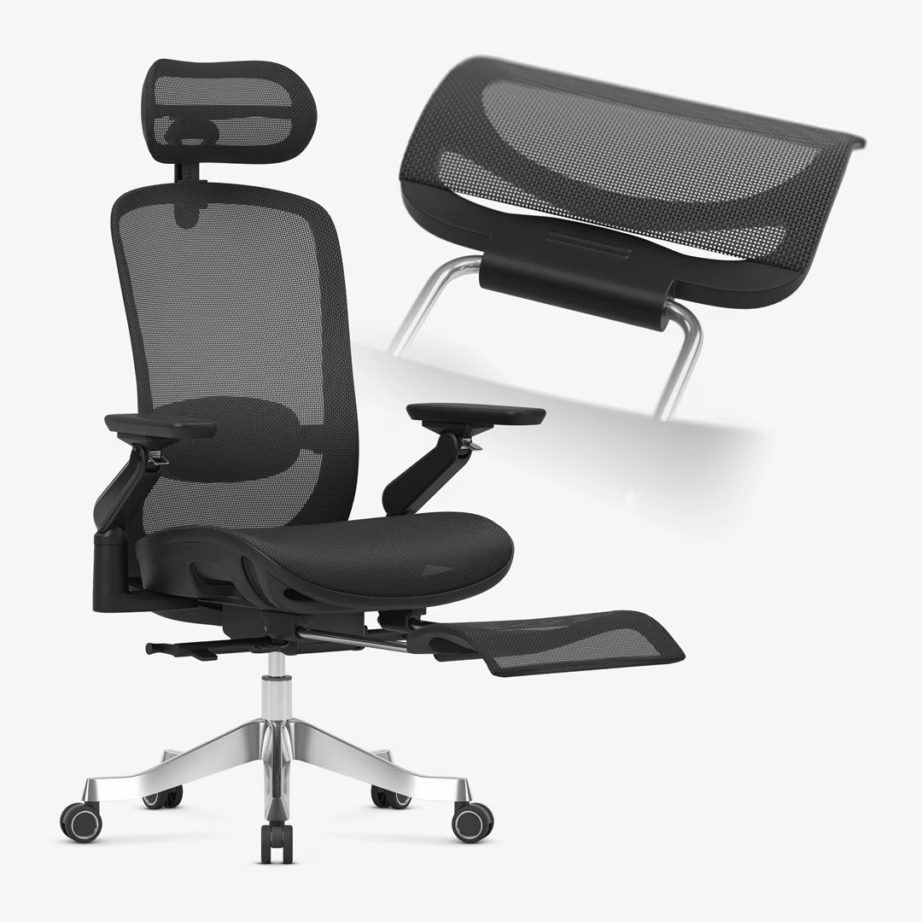 Massaažifunktsiooniga ergonoomiline kontoritool Mark Adler Leadpro 8.7, must - 5