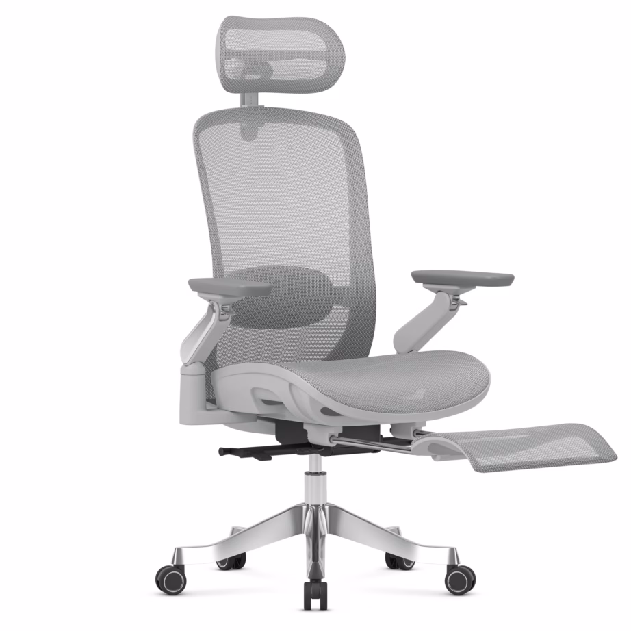Massaažifunktsiooniga ergonoomiline kontoritool Mark Adler Leadpro 8.7, hall, 130 kg - 13