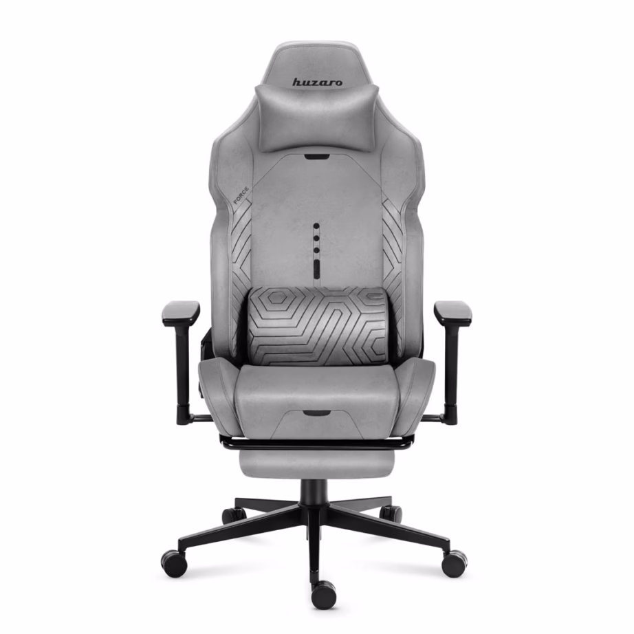 BackBalance’i, 3D-käetugede ja jalatoega arvutitool huzaro Force 8.1, hall - 3