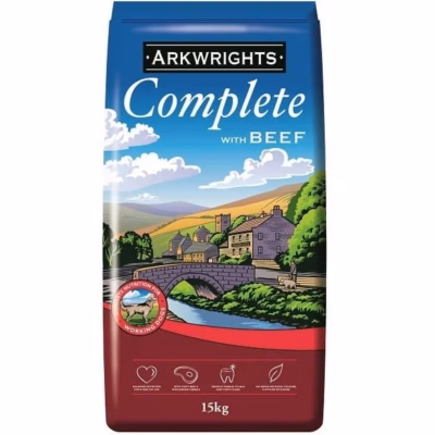 Glipa Arkwright Beef 15kg kuivtoit veiselihaga täiskasvanud koertele