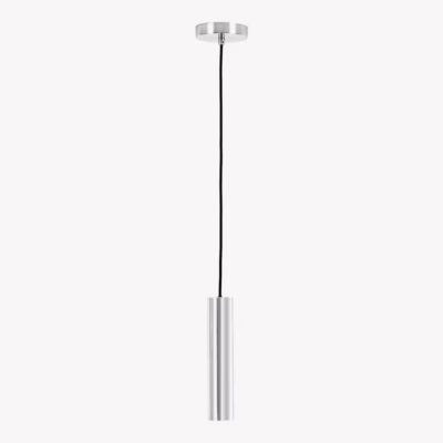 Hõbedane metallist rippvalgusti Paris, ø 6 cm, 120 cm juhe
