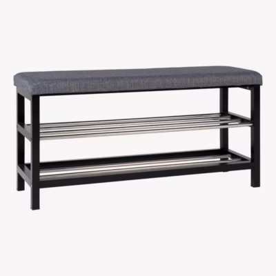 Hall esikupink padja ja 2 riiuliga Padova, 100×34×50 cm