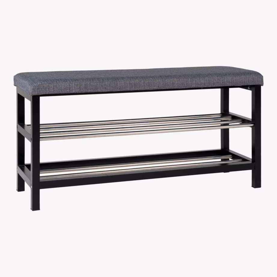 Hall esikupink padja ja 2 riiuliga Padova, 100×34×50 cm - 9
