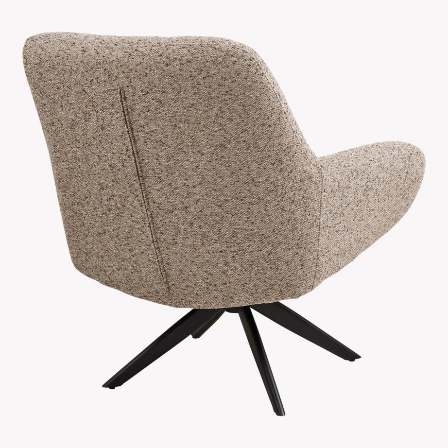 Hall lounge-tugitool pöördmehhanismiga, mustad metalljalad Grandola - 6