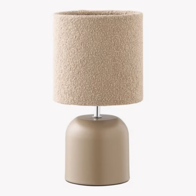 Hall metallist laualamp Morley, 24 cm kõrgune