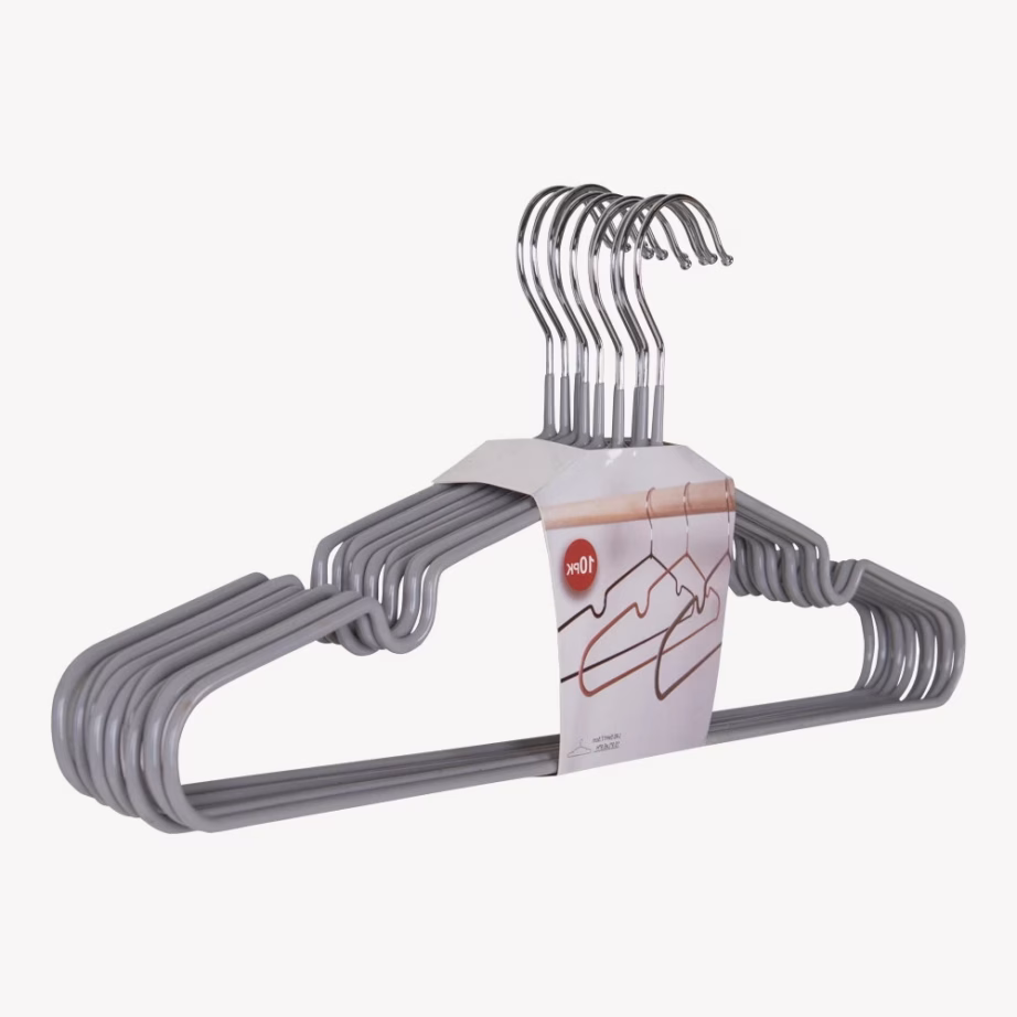 Hallid metallist riidepuud, komplekt 10 tk Massa - 5