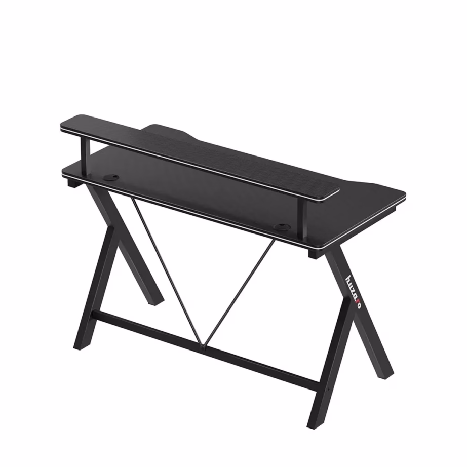 Huzaro Hero 1.9 Black 120×60 cm mängurilaud lisariiuli ja kaablihaldusega - 3