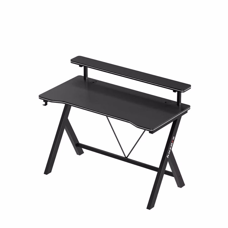 Huzaro Hero 1.9 Black 120×60 cm mängurilaud lisariiuli ja kaablihaldusega - 5