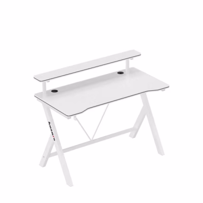 Huzaro Hero 1.9 White 120×60 cm valge mängurilaud MDF-plaadist lisariiuliga