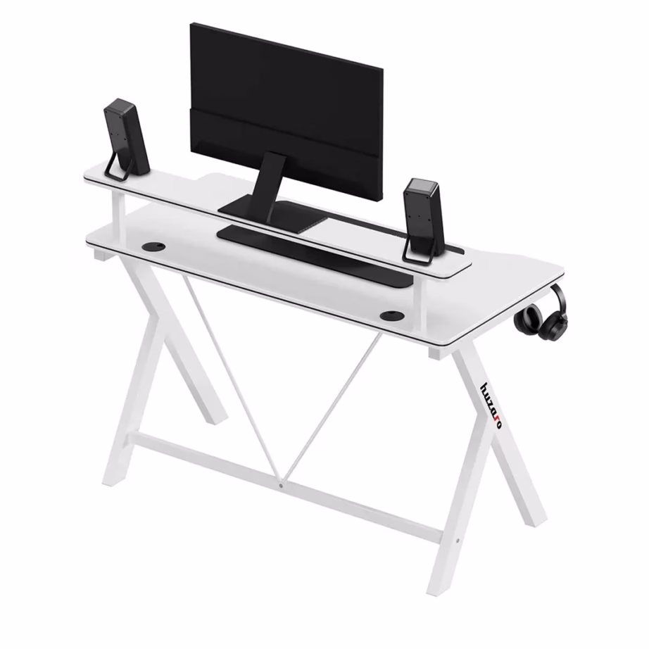 Huzaro Hero 1.9 White 120×60 cm valge mängurilaud MDF-plaadist lisariiuliga - 8
