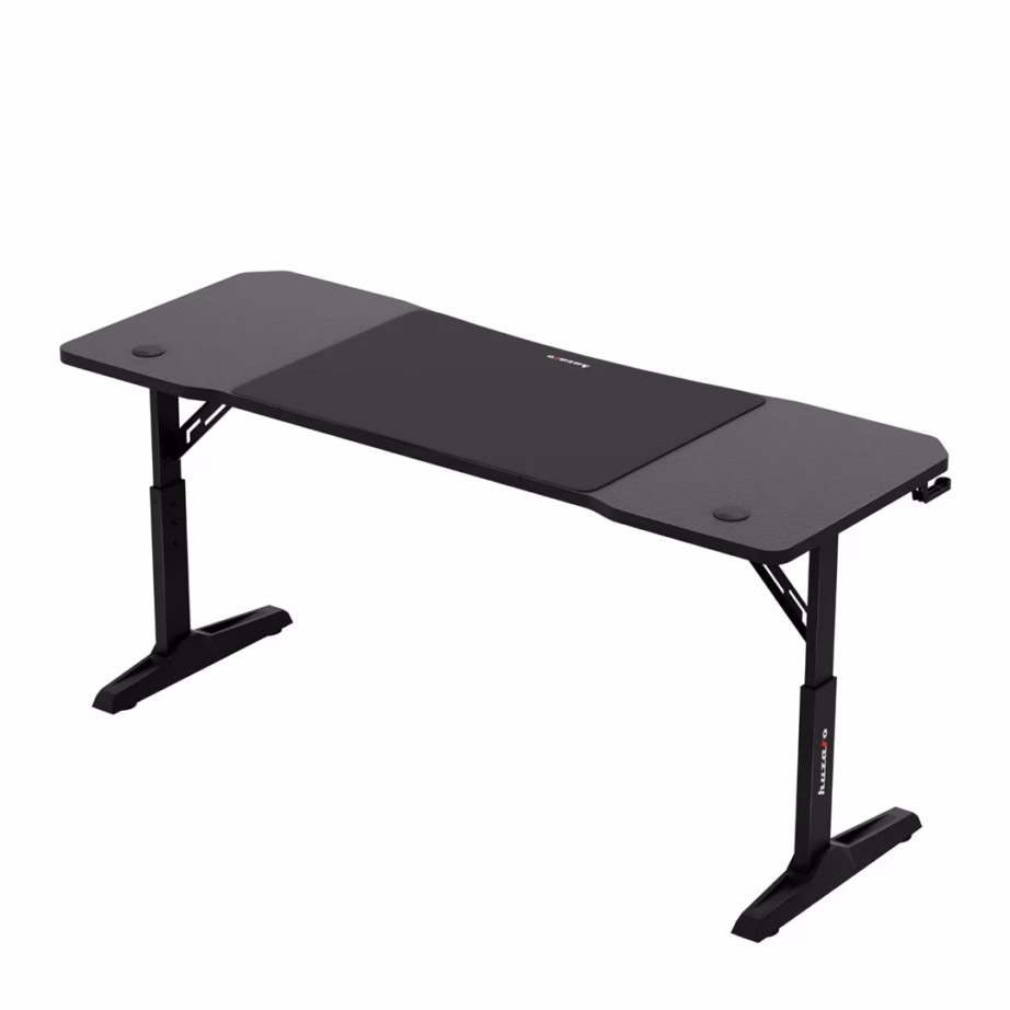 Huzaro Hero 4.6 Black 160×60 cm reguleeritava kõrgusega mängurilaud teraskarkassiga - 3