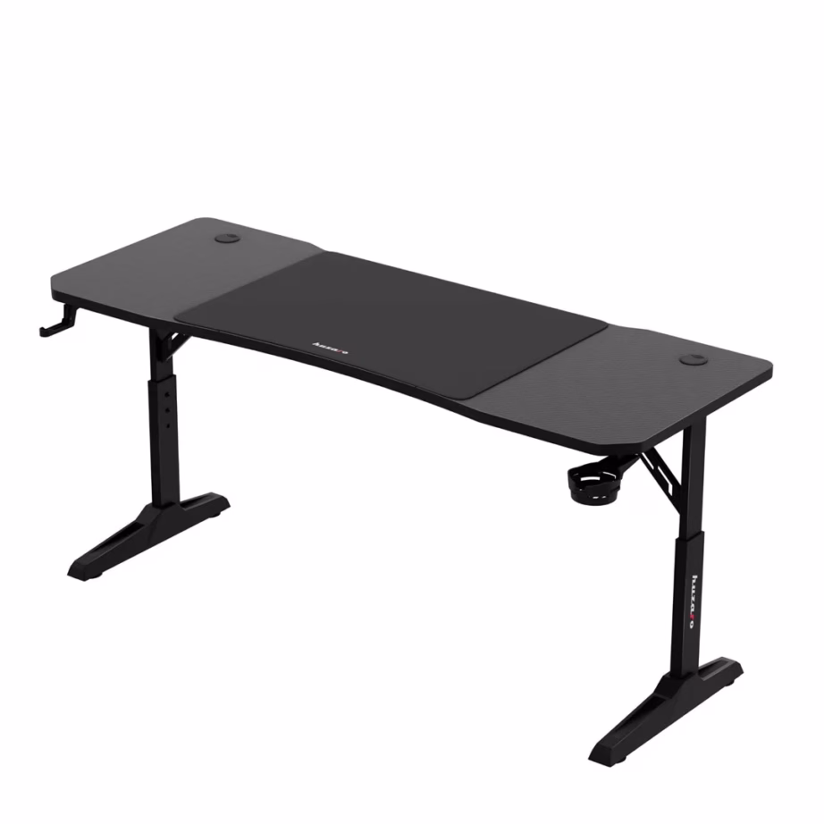 Huzaro Hero 4.6 Black 160×60 cm reguleeritava kõrgusega mängurilaud teraskarkassiga - 5