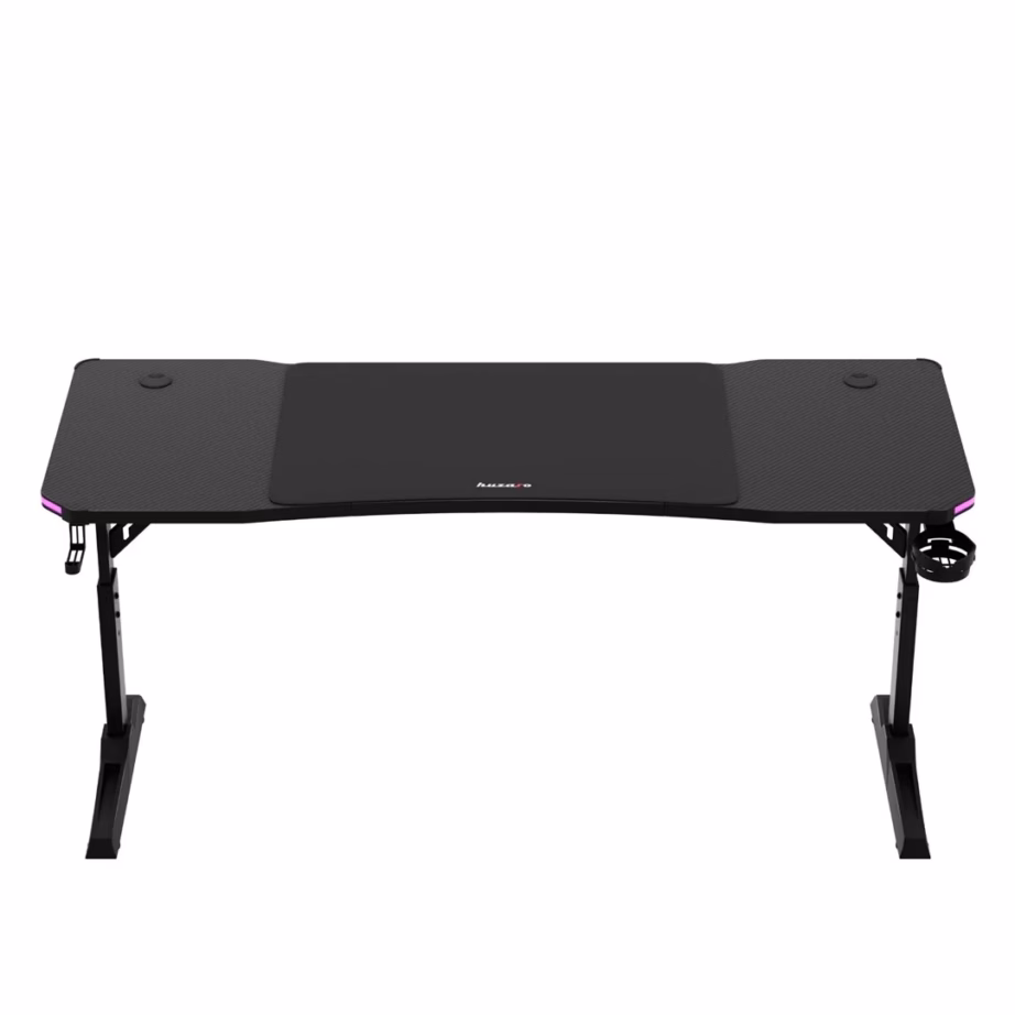 Huzaro Hero 4.6 RGB Black 160×60 cm must mängurilaud RGB LED-valgustusega, reguleeritav kõrgus 56-79 cm - 11
