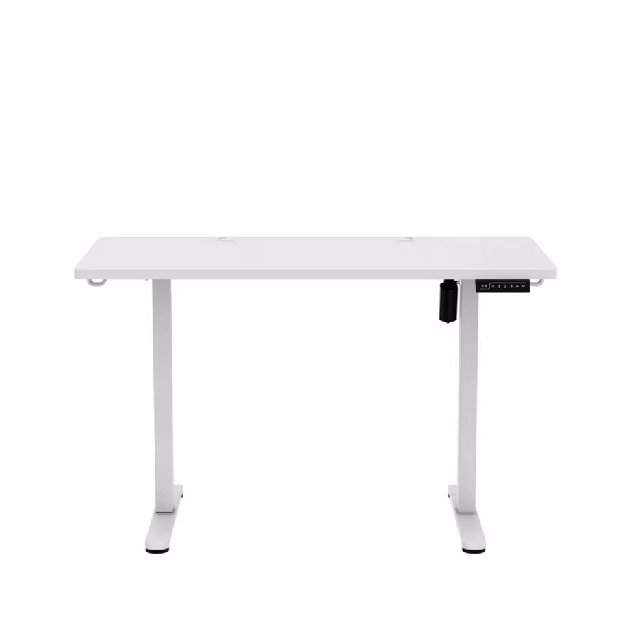 Huzaro Hero 8.1 White 120×60 cm elektriliselt reguleeritav valge mängurilaud mälufunktsiooniga - 9