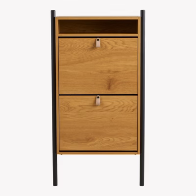 Jalanõukapp tammeimitatsioonis Barco 62x26x118 cm