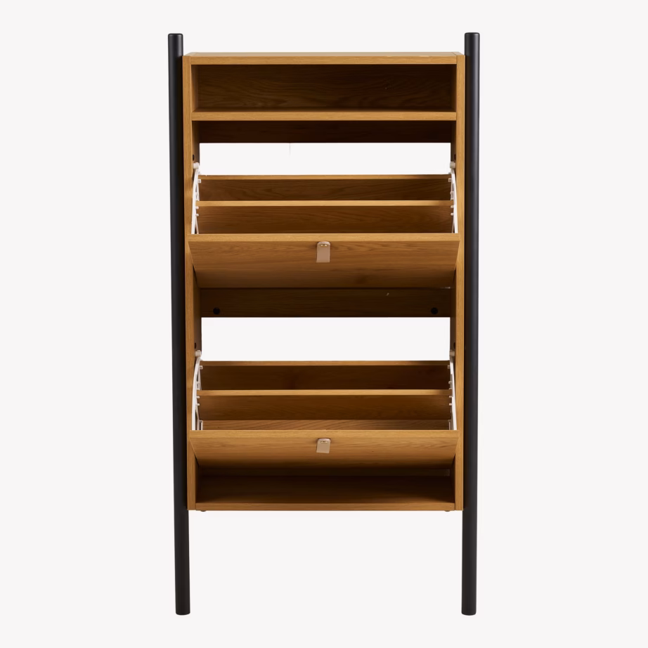 Jalanõukapp tammeimitatsioonis Barco 62x26x118 cm - 3