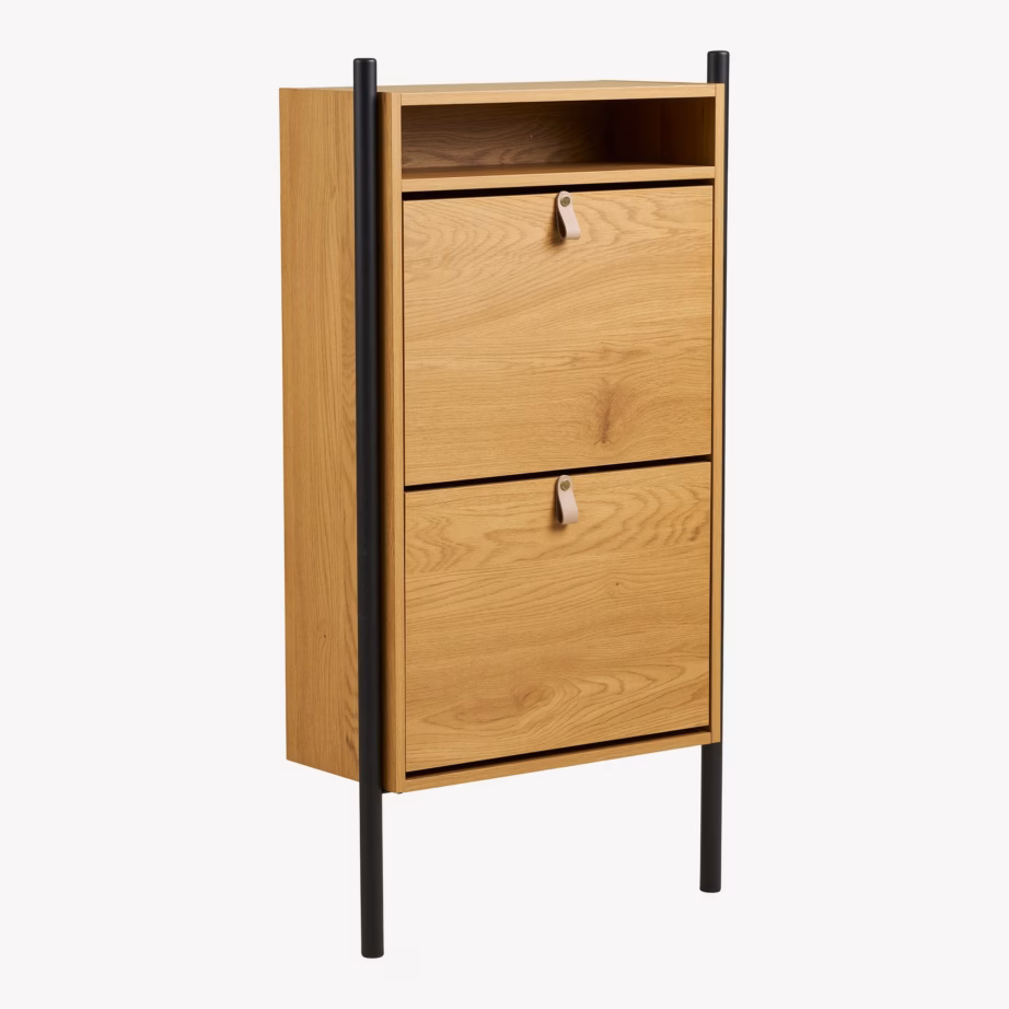 Jalanõukapp tammeimitatsioonis Barco 62x26x118 cm - 5