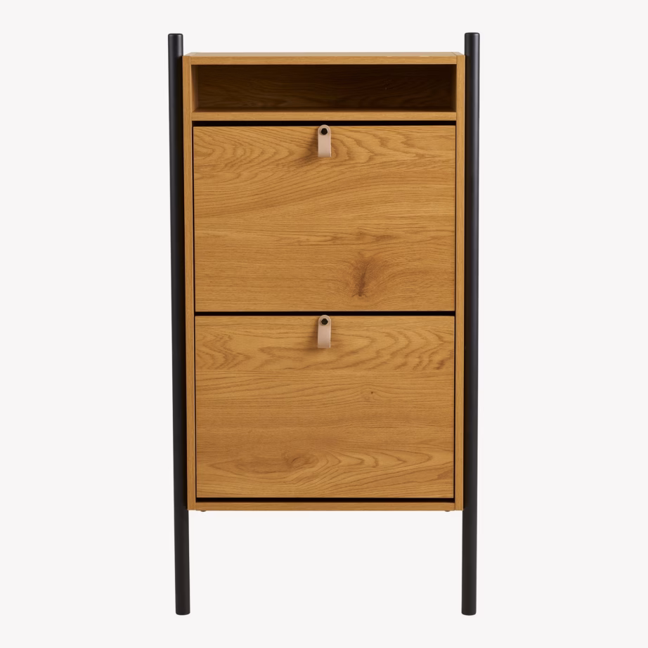 Jalanõukapp tammeimitatsioonis Barco 62x26x118 cm - 9