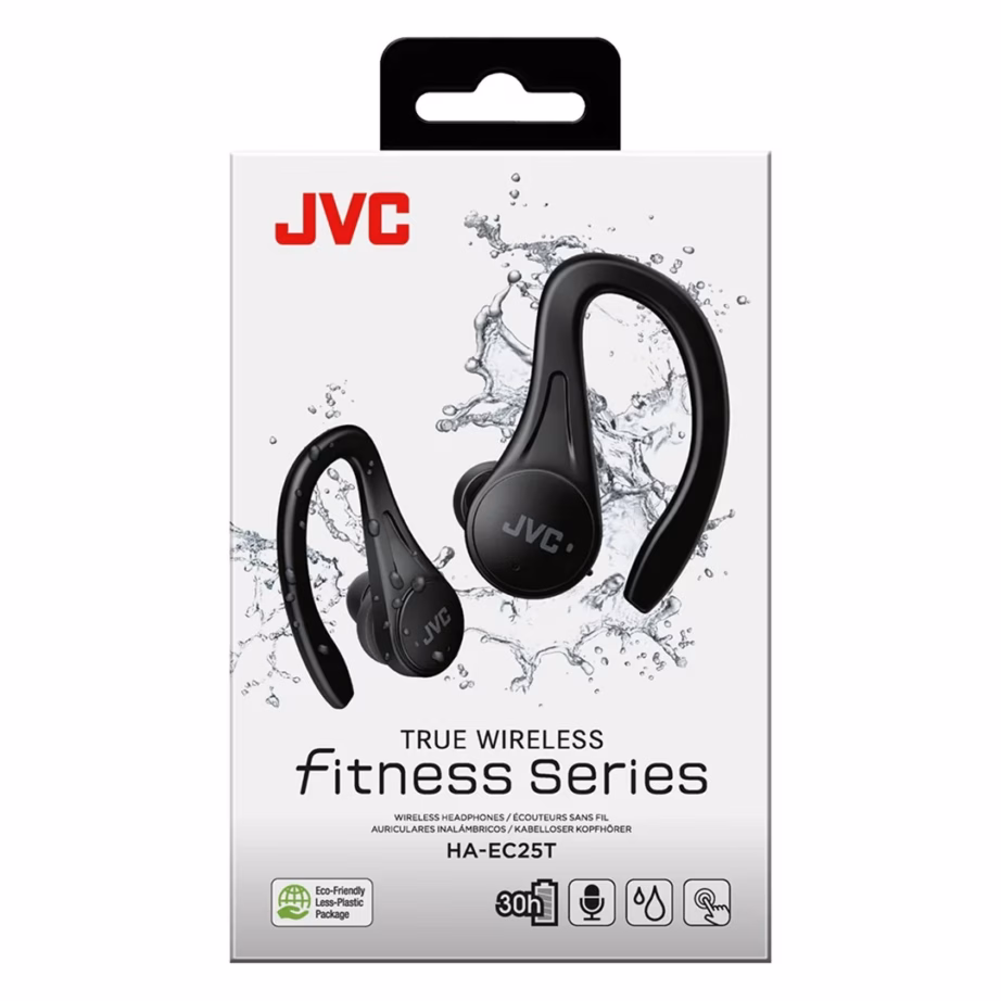 JVC HA-EC25TBU juhtmevabad IPX5 spordikõrvaklapid, mustad, Bluetooth, kuni 30 tundi kuulamisaega - 6