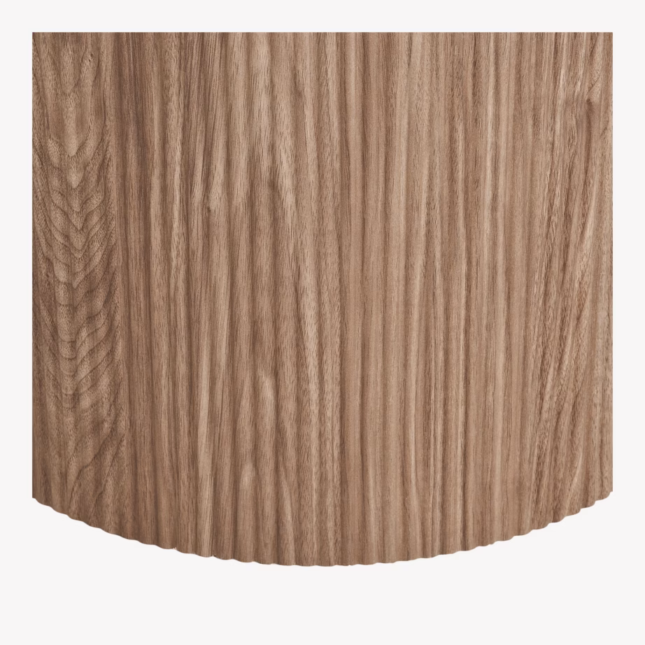 Keraamilise lauaplaadiga ümmargune söögilaud Athens, valge/pruun, Ø120 cm - 6