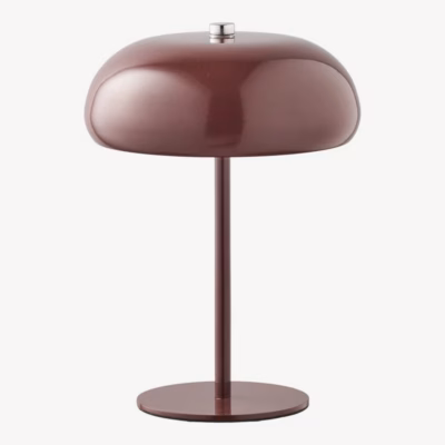 Laetav metallist bordoo laualamp Margate, puutetundlik, ø16 cm
