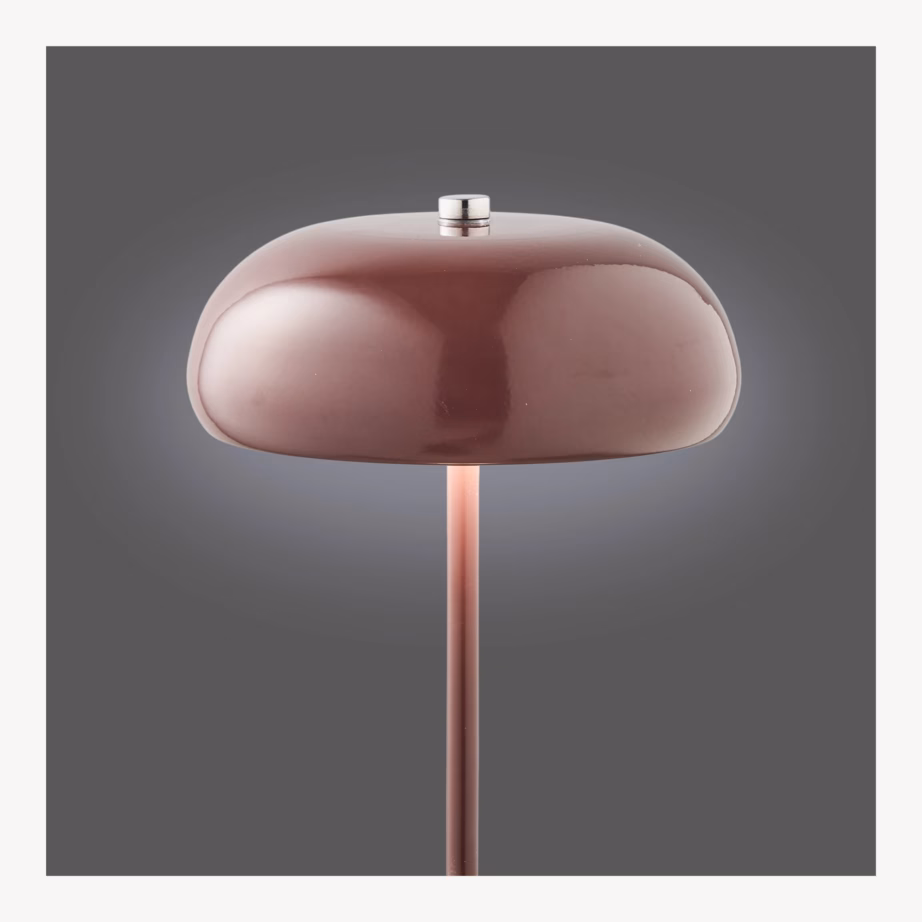 Laetav metallist bordoo laualamp Margate, puutetundlik, ø16 cm - 6
