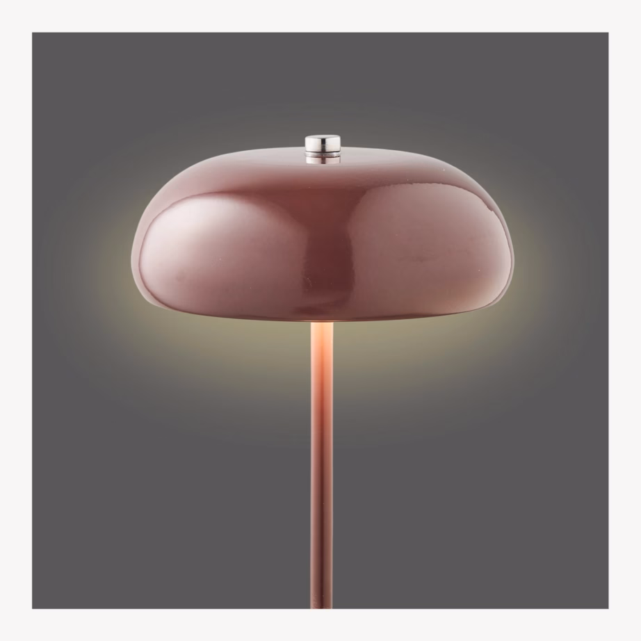 Laetav metallist bordoo laualamp Margate, puutetundlik, ø16 cm - 7