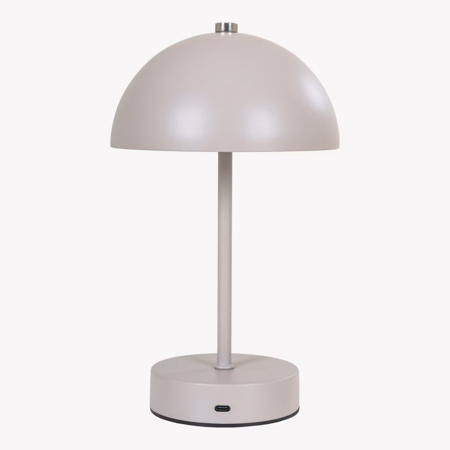 Laetav metallist laudlamp liivakarva viimistlusega Holt - 3