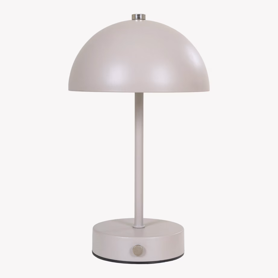 Laetav metallist laudlamp liivakarva viimistlusega Holt - 5