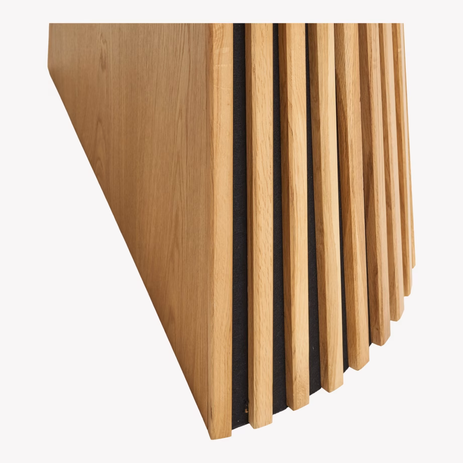 Laiendatav tammespooniga söögilaud, naturaalne, 120×200–300 cm Osaka - 6