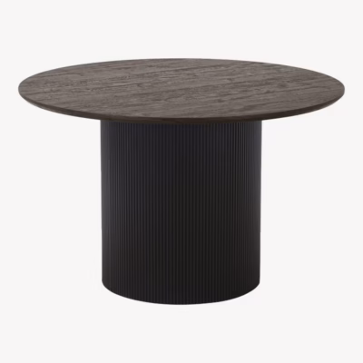 MDF-plaadist tumepruun ümmargune söögilaud ø120×75 cm Boavista