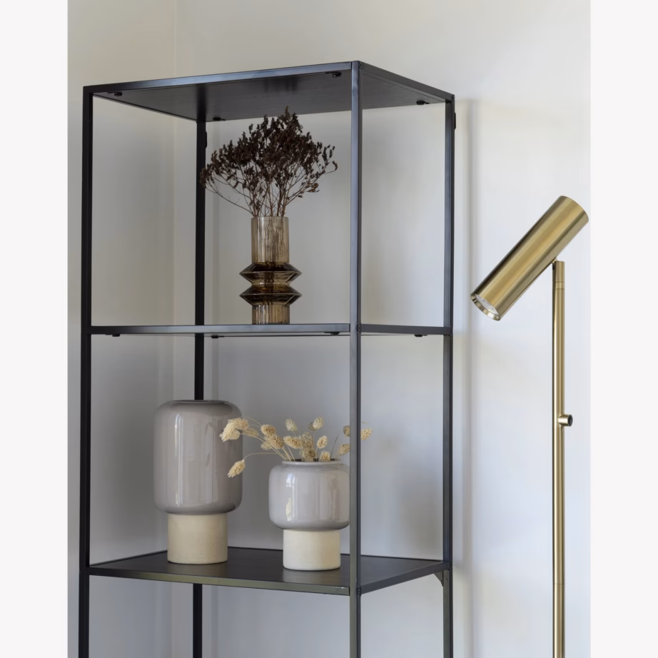 Messingitooni terasest põrandalamp Paris, 150 cm - 4