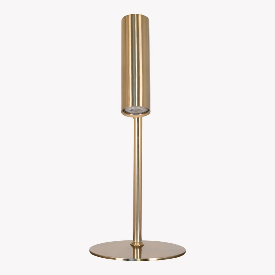 Messingivärvi metallist laualamp Paris, 47 cm, 150 cm juhe - 3