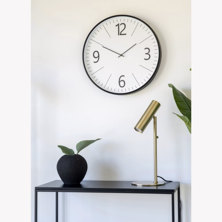 Messingivärvi metallist laualamp Paris, 47 cm, 150 cm juhe - 4