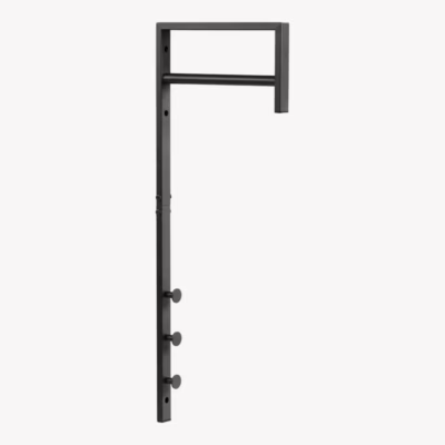 Metallist must riidenagi Trento esikusse, 3×30×82 cm