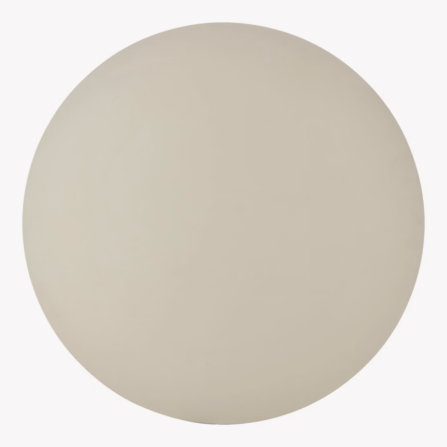 Ümmargune söögilaud MDF-plaadiga, liivakarva, ø120 cm Riva - 4