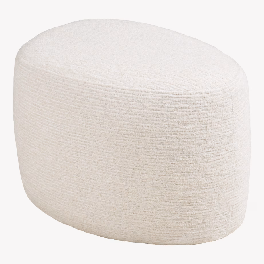Murdvalge lounge-tugitooli ja tumba komplekt Milo - 8