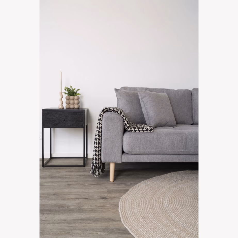Must abilaud 1 sahtliga metallraamiga 40x40x55 cm Vita - 4