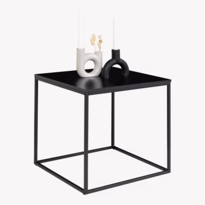 Must abilaud 45x45x45 cm metallraamiga Vita