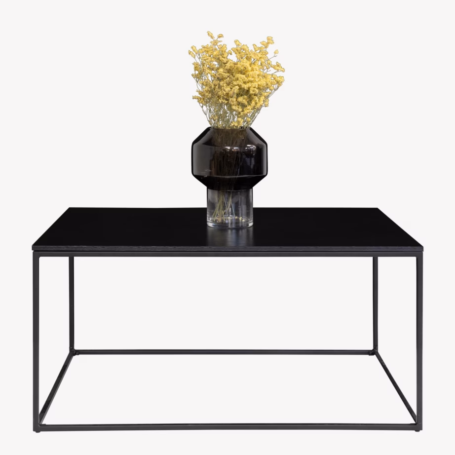 Must diivanilaud 60×90×45 cm metallraamiga Vita - 7