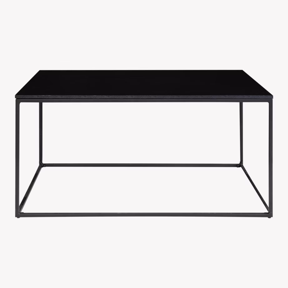 Must diivanilaud 60×90×45 cm metallraamiga Vita - 8